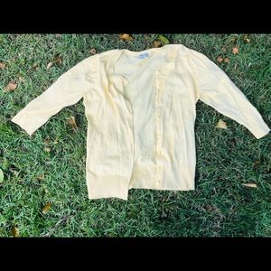 Halogen yellow sweater in xs